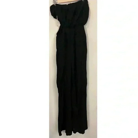 Free People Endless Summer Cut Out For It Jumpsuit in black - Picture 4 of 5